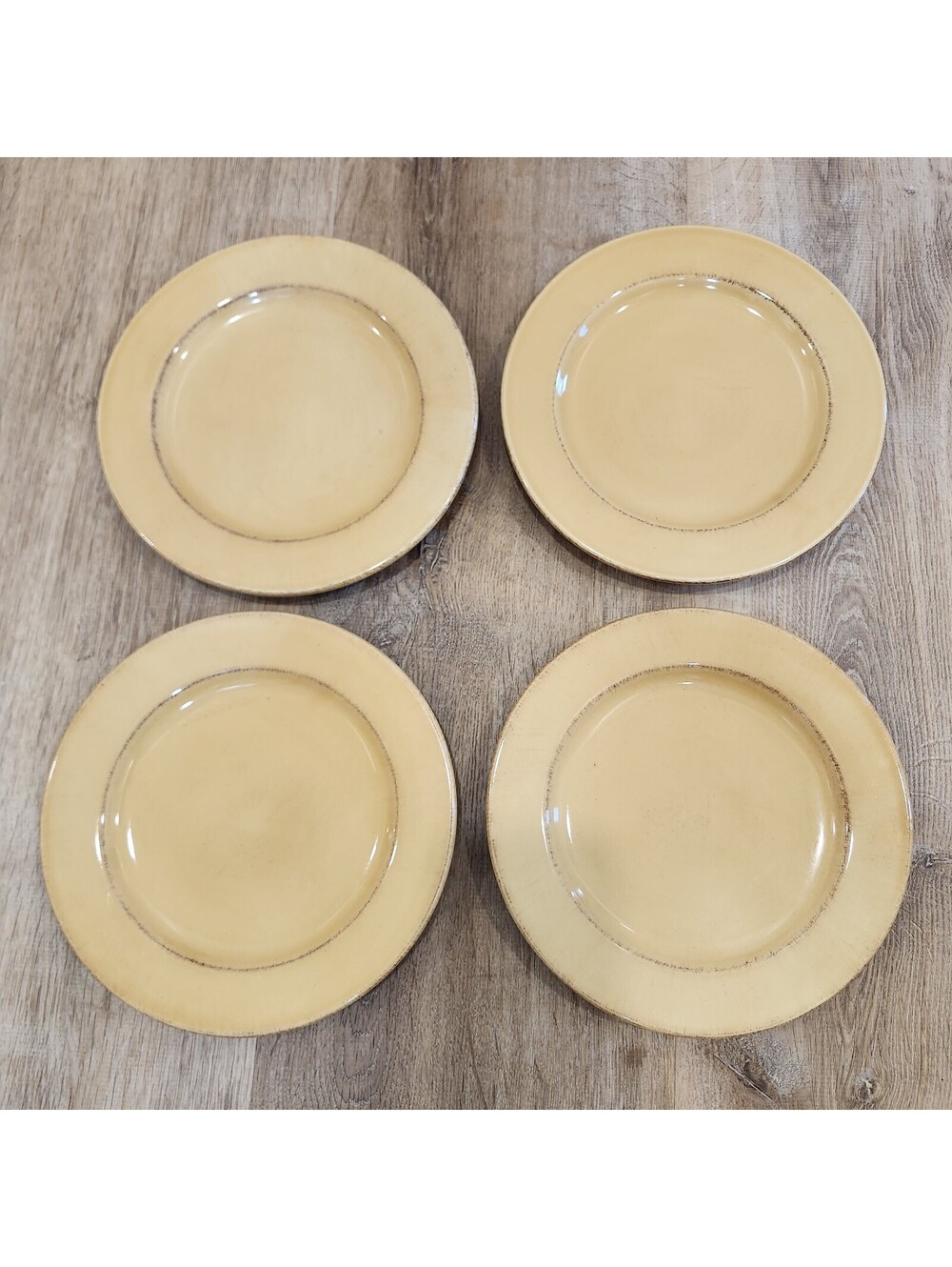 Pier 1 Toscana Terracotta Set of FOUR Salad Plates 8.75” Italy